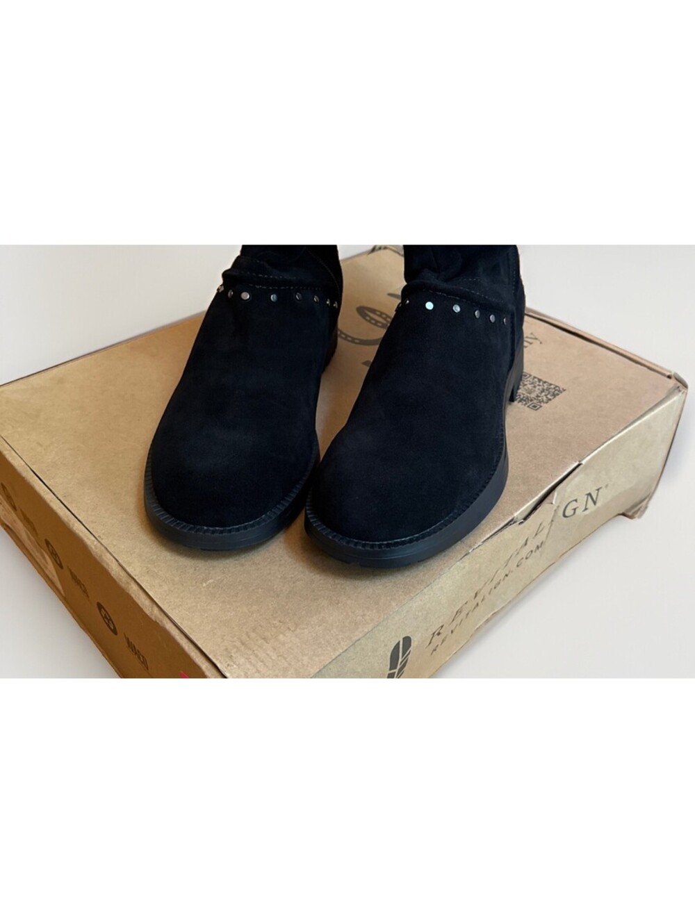NIB Waco Orthotic Shoe Company Kennedy Rivet Boots Women's Size 10B Black - Picture 3 of 7